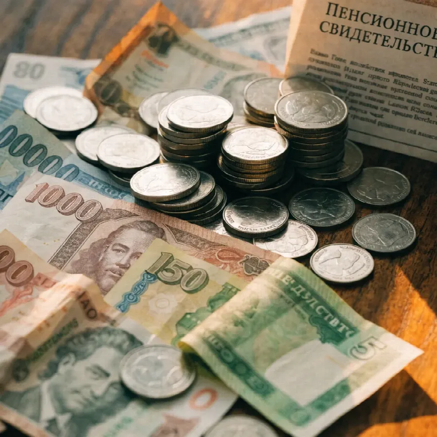 банкноты, валюта, деньги, монеты, пенсия, сбережения