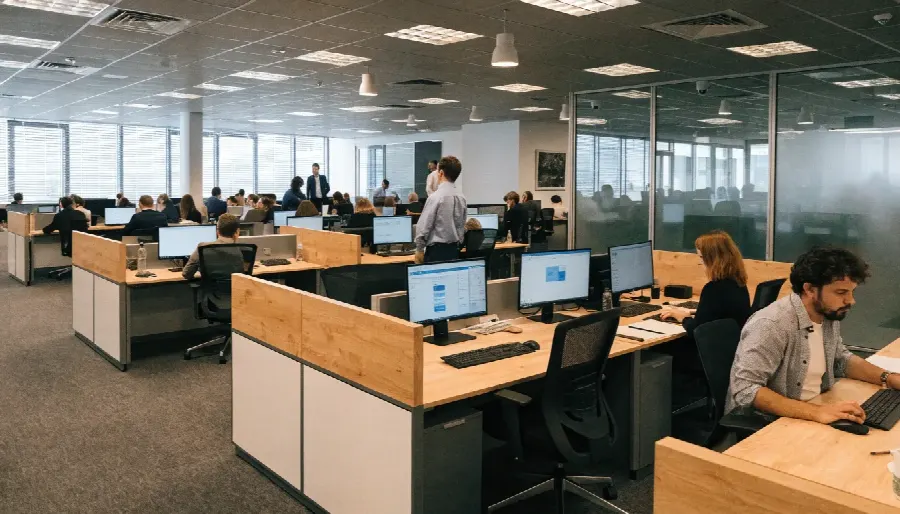 бизнес, командная работа, компьютеры, корпоративный, открытое пространство, офис